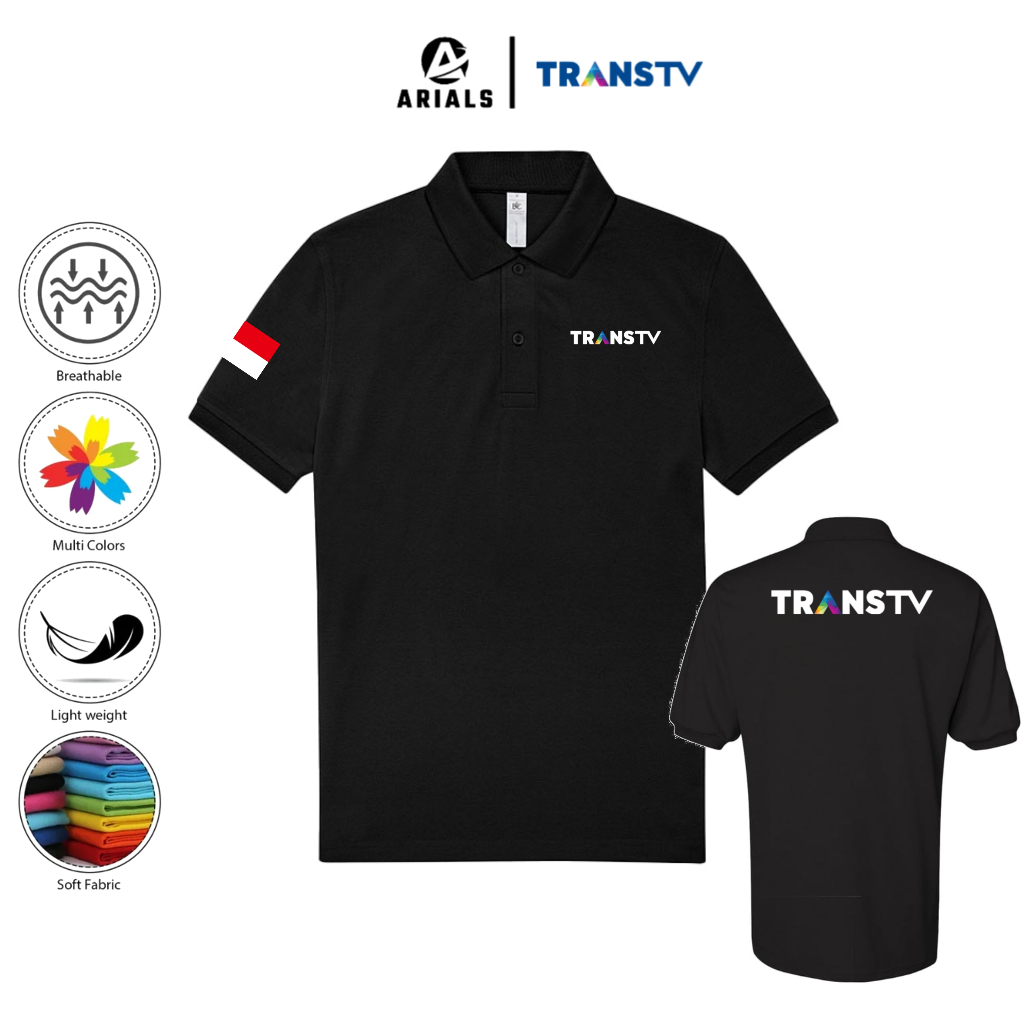 Arials Polo shirt Baju Kaos Kerah Crew TransTV