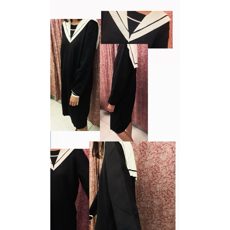 Baju dress model sekolah jepang