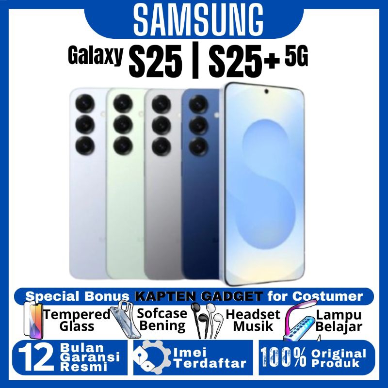 HP SAMSUNG S25 5G | S25+ 5G 12/256 GB - 12/512 GB Galaxy AI is Here  Ram Upto 24GB 100% BARU ORIGINA