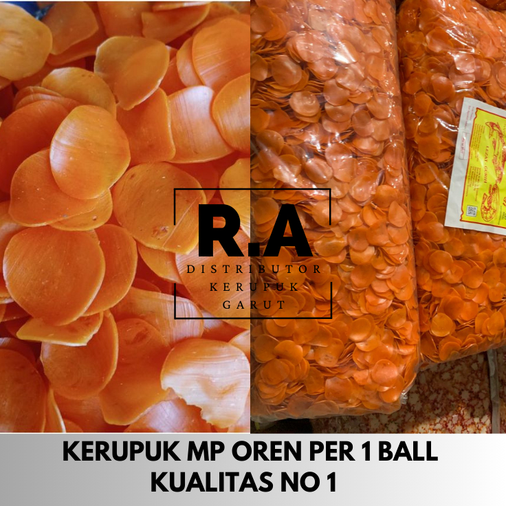 

KERUPUK SEBLAK / MENTAH MP OREN 1 BALL TERMURAH KUALITAS NO 1