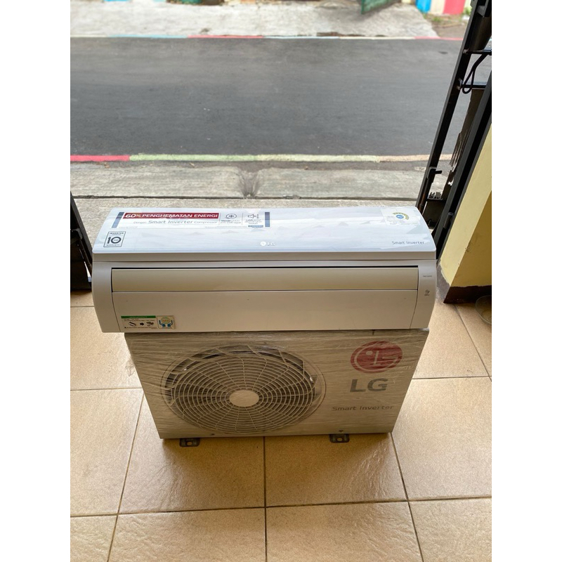 AC LG 1pk Dual Inverter Second Original Plus pasang
