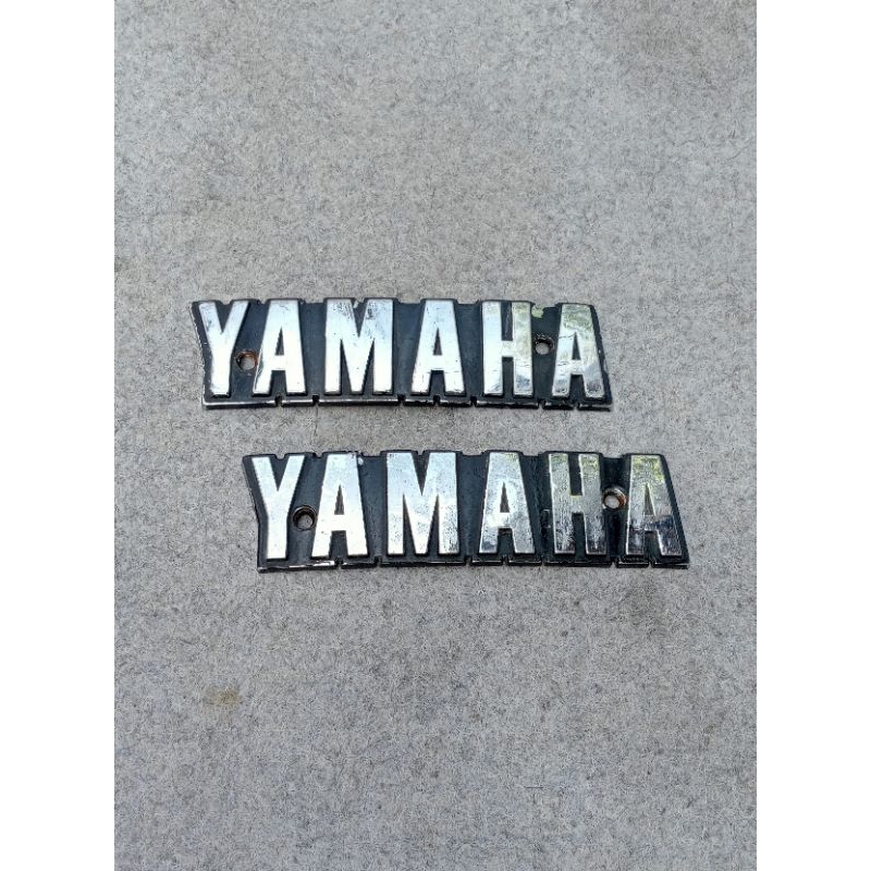 emblem Yamaha RX special ORI emblem tangki RX spesial ORI emblem tangki Yamaha Rx100 ORI emblem Yama