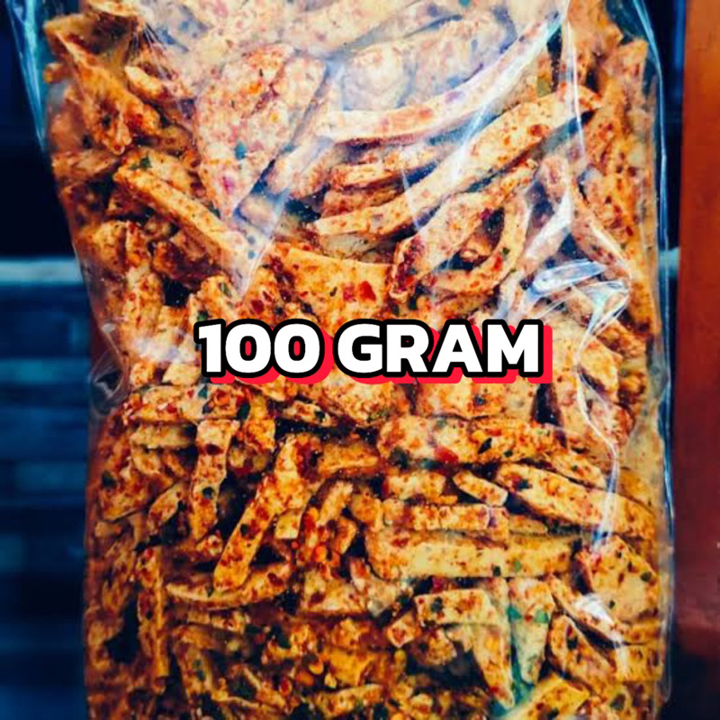 (100gram) Basreng daun jeruk viral jajajanan anak muda