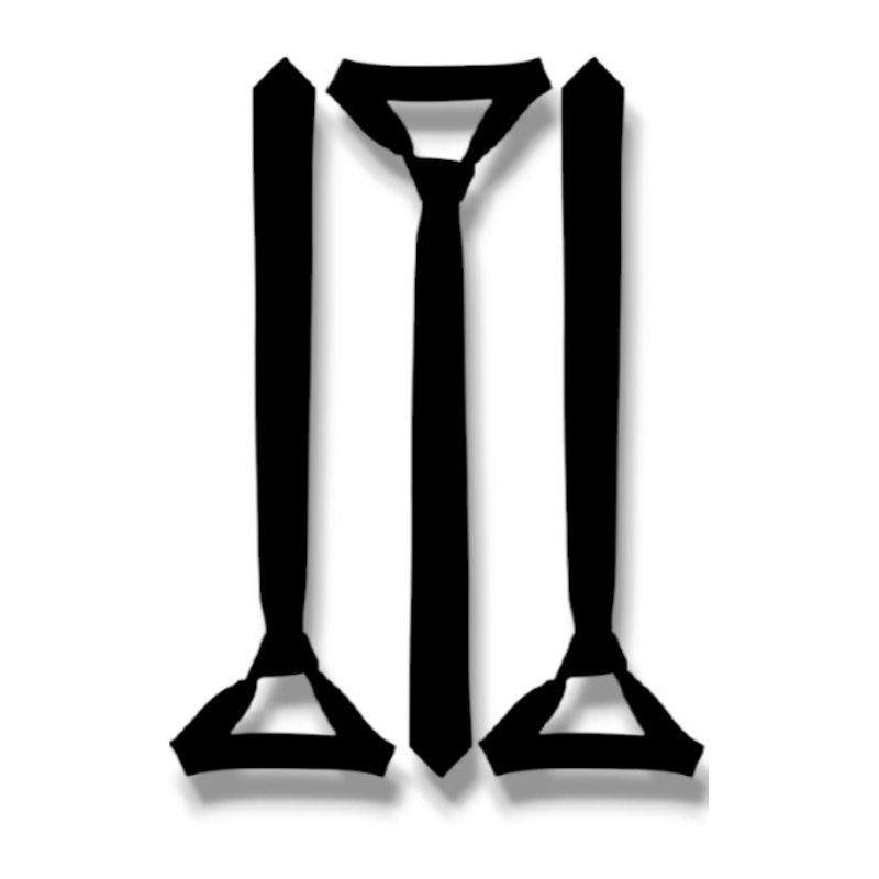 dasi formal hitam polos cowok cewek