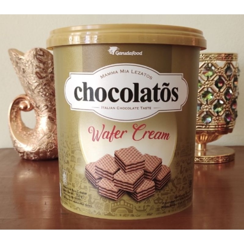 

Cokelat Wafer Cream Chocolate choco 300 gr/300 gram Garuda Food Chocolatos