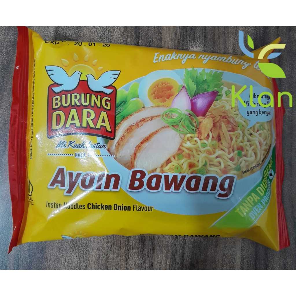 

BURUNG DARA MIE KUAH AYAM BAWANG/ MI KUAH/ MI INSTAN 61GR