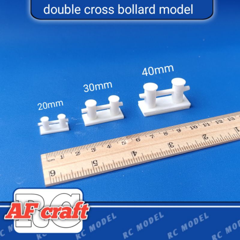 double cross bollard model .miniatur kapal Rc