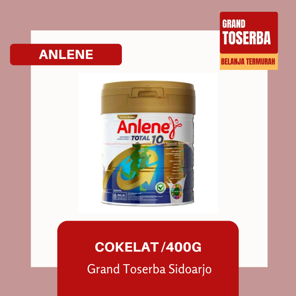 

ANLENE TOTAL 10 / SUSU FORMULA KAYA KALSIUM /UNTUK ORANG DEWASA