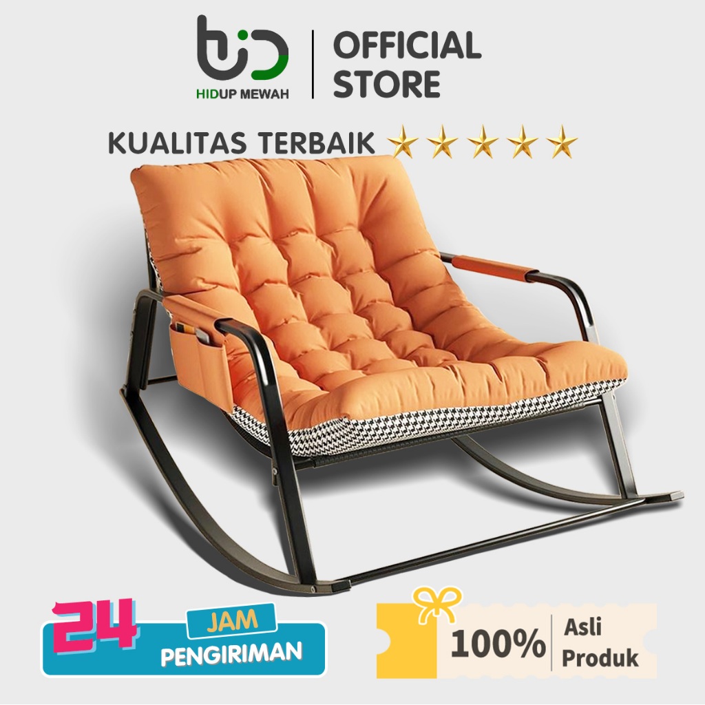 Hidup Mewah Kursi Goyang Kursi Goyang Santai Kursi Malas Sofa Bahan Elastis Kursi Santai Besar