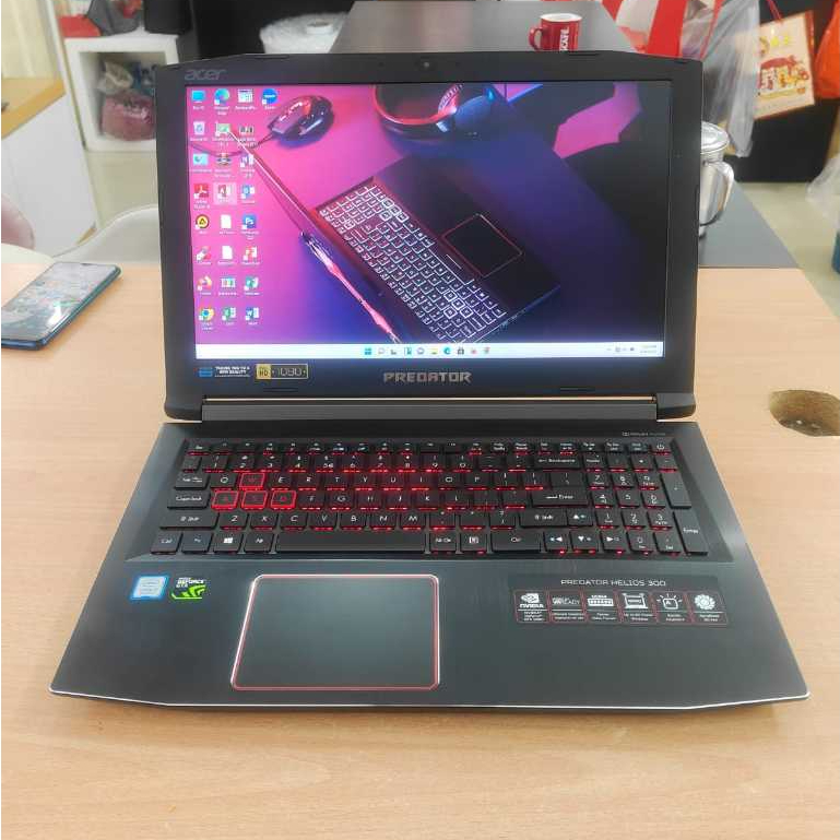 Laptop Gaming Acer Predator PH315-51 / Core I7 Gen 8 / VGA Nvidia GTX 1060