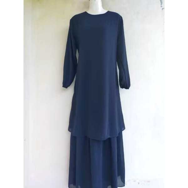 Gamis Ceruty Malaysia Melayu Polos