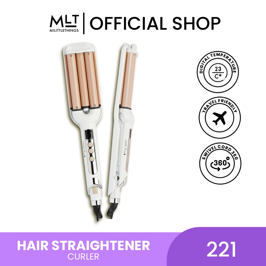 Milittle Things 221 Glamorous Wavy Hair - Catokan Pelurus Rambut