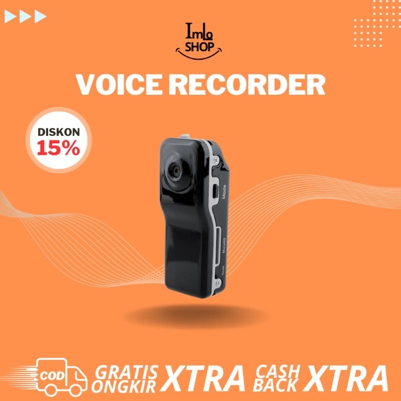 Alat Perekam Suara Foto Video Digital Voice Recorder MD80 Spy Camera