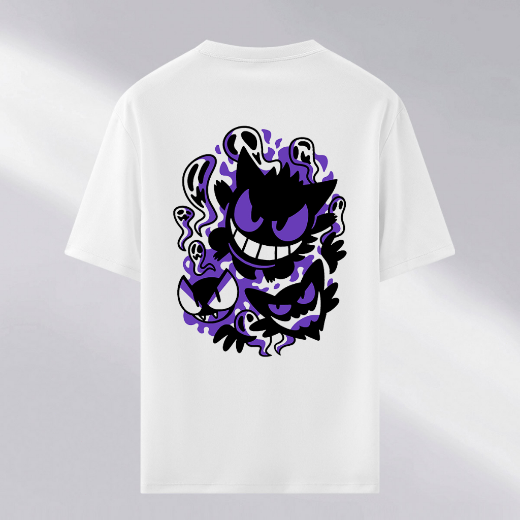 Garis-Garis Desain Monster Korea kaos Terbaru Gambar Pakaian Pria/Wanita