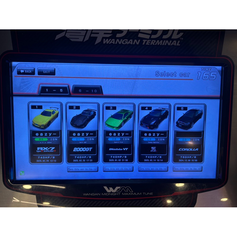 Banapassport WMMT Wangan Midnight Maximum Tune 6RR Rx7 Tacho Galaxy 11 Mobil 840HP