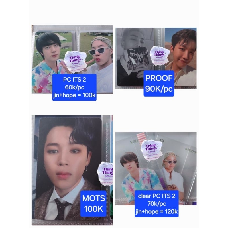 OFFICIAL PC BTS - ITS 2, MOTS, PROOF