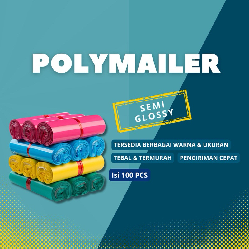 

Packaging Polymailer Semi Glossy , Tebal & Termurah | Isi 100 PCS ~ Plastik Packing | Plastik Online Shop