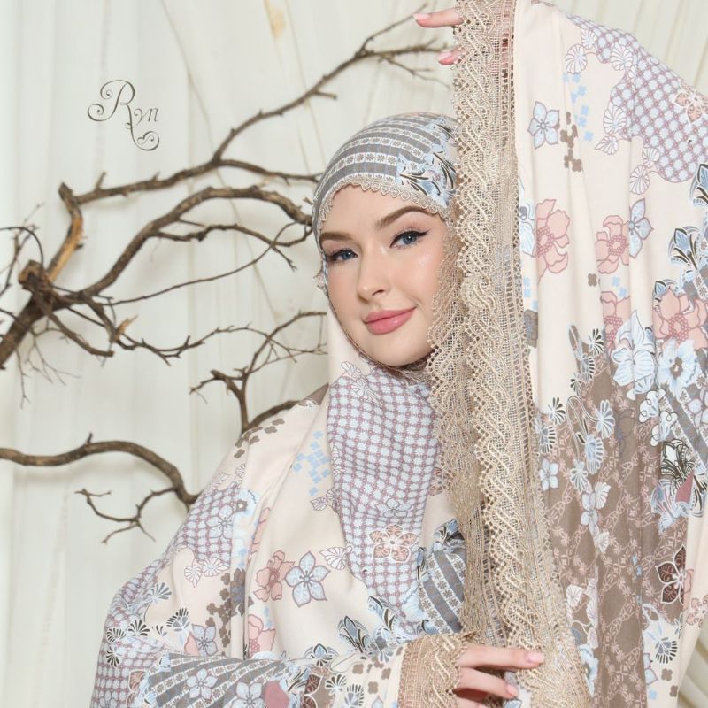 ADIBA Mukena Premium Terbaru 2024 Original By Ryn Rayyan Series Mukenah Motif Dewasa Jumbo Katun Ray