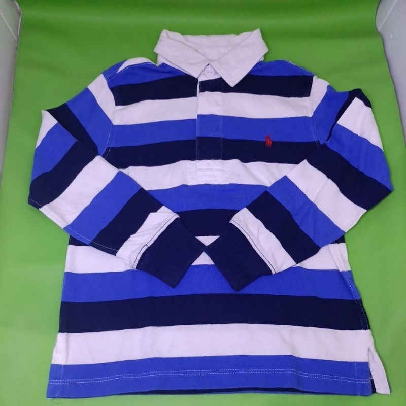 Preloved kaos polo anak laki longsleeve Ralph lauren 5years