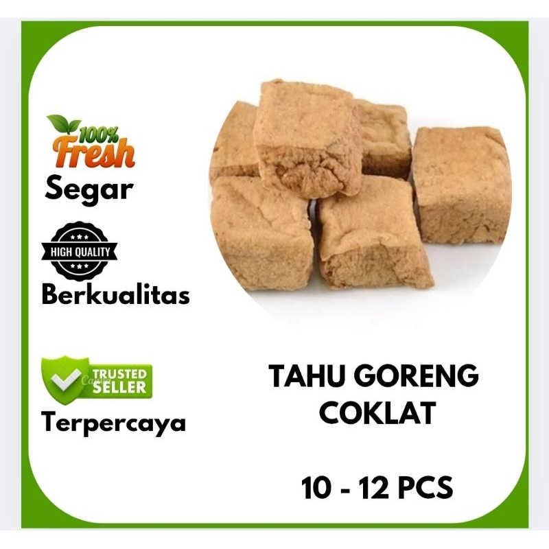 

TAHU GORENG COKLAT | ISI 10 PCS | Bahan Dapur .id