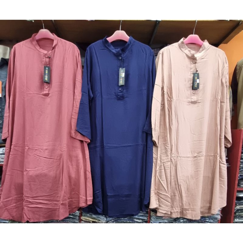 tunik dewasa bahan toyobo