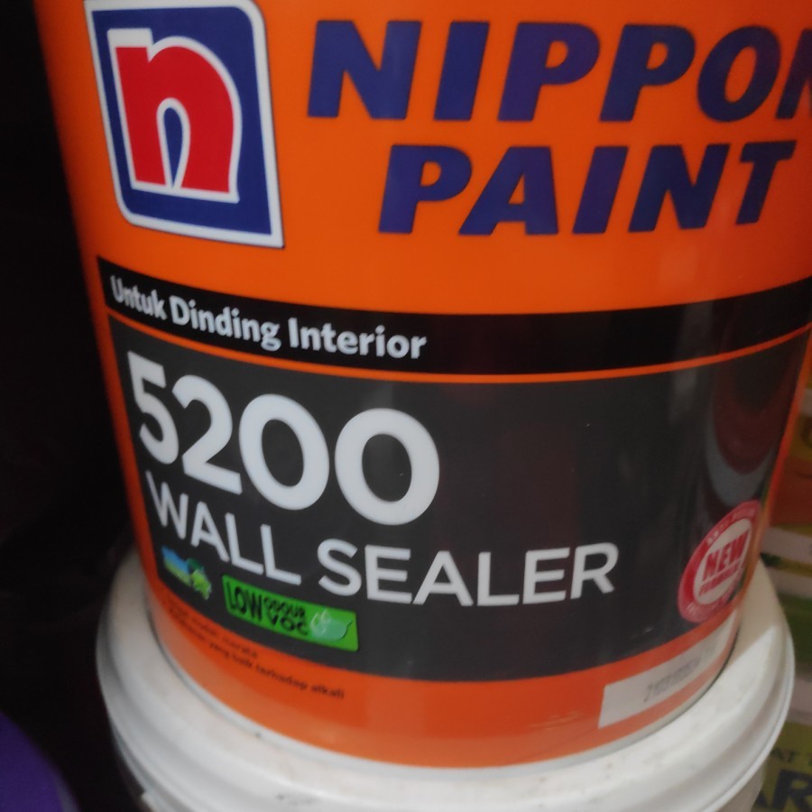 Cat Dasar Tembok Nippon Paint Wall Sealer Interior 5200 5 Kg Galon