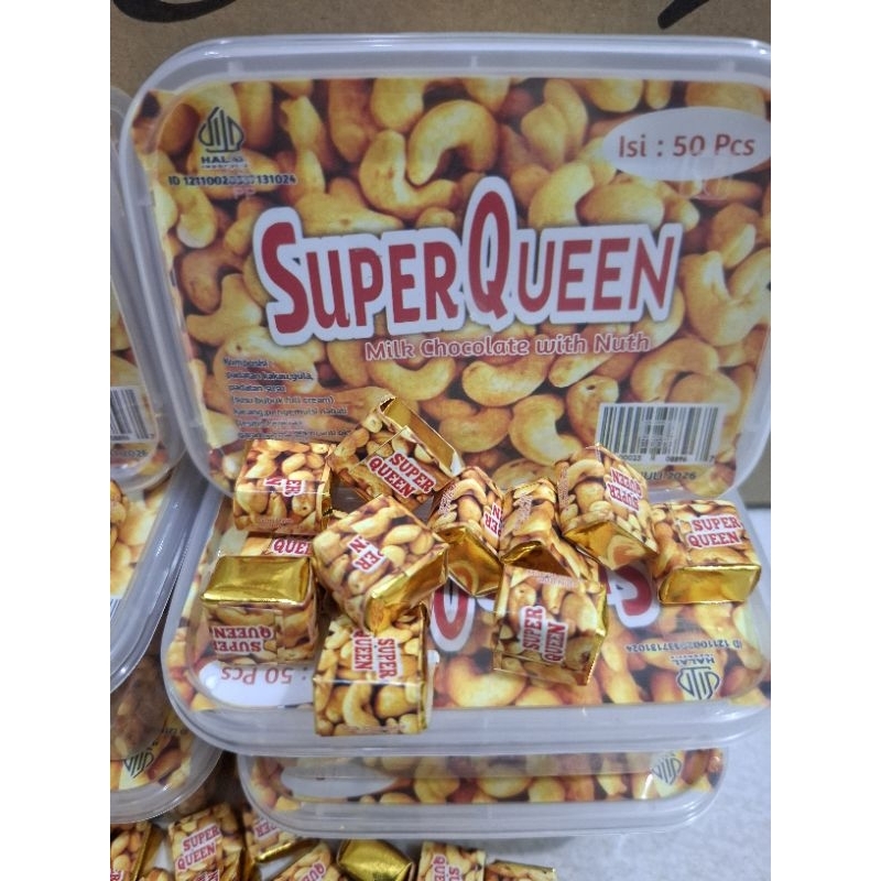 

Super Queen dark chocolate and nut isi 50 pcs