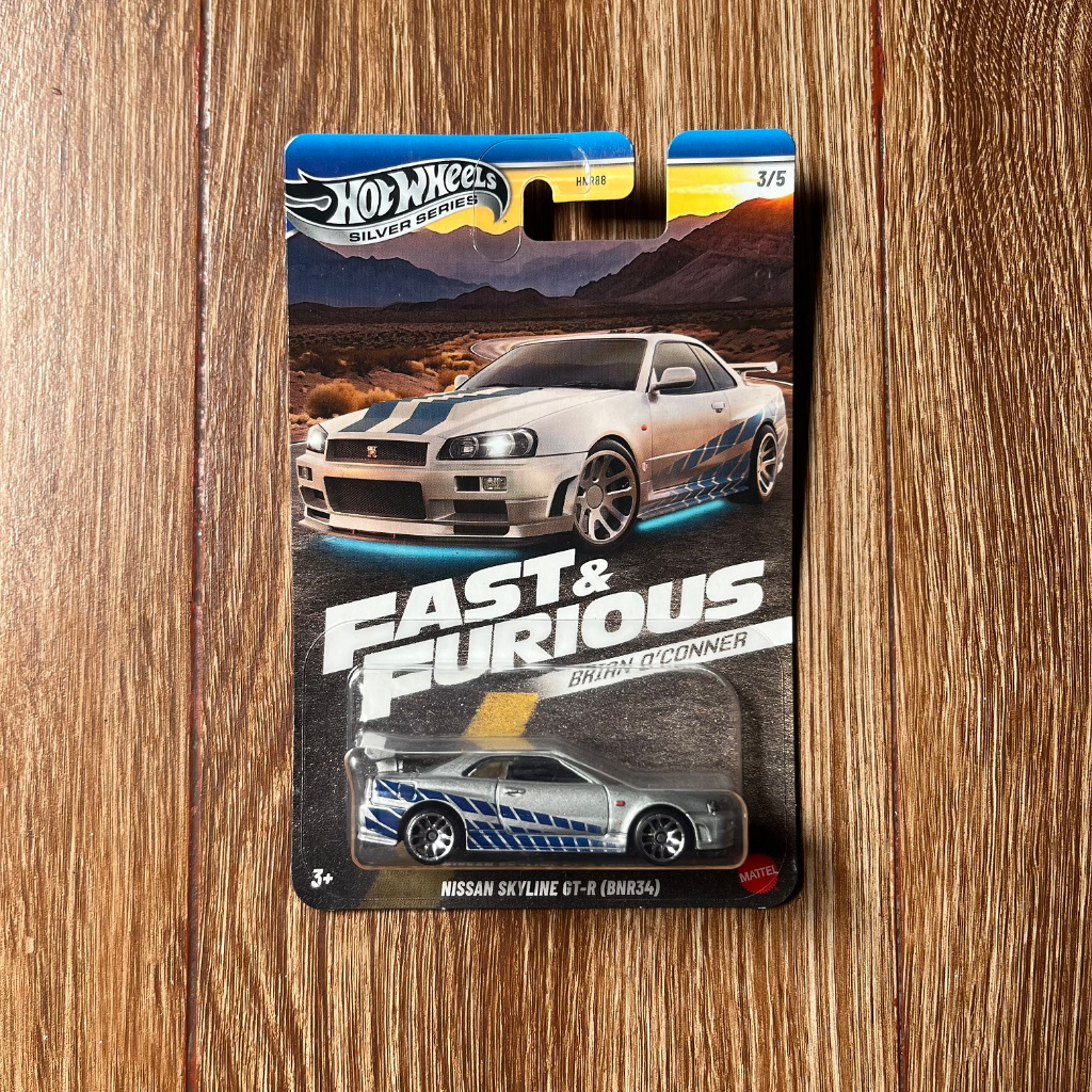 Hot Wheels Nissan Skyline R34 Fast & Furious Brian