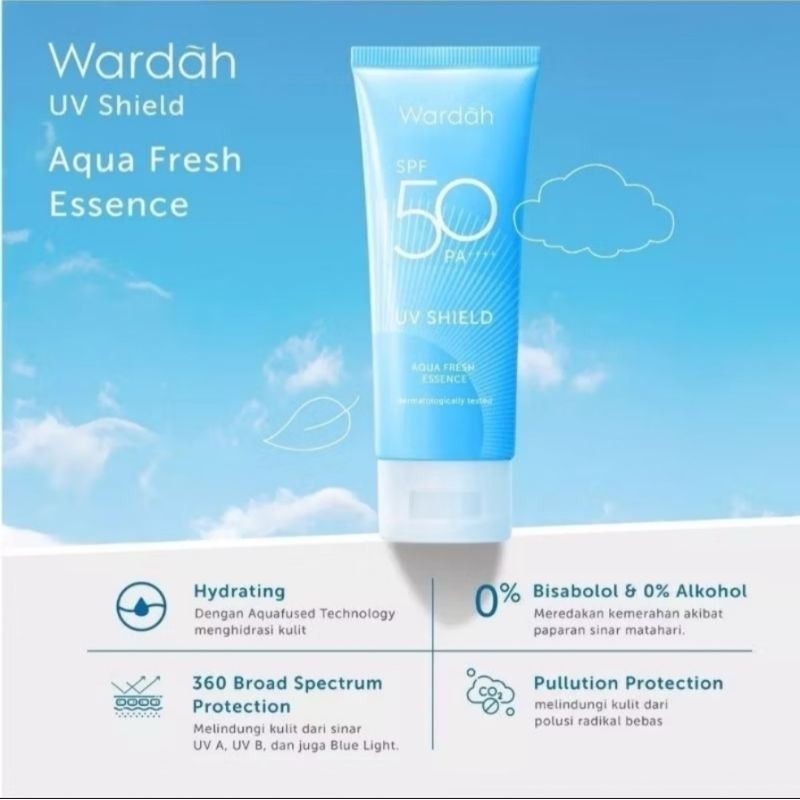 wardah uv aqua fresh sunscreen serum