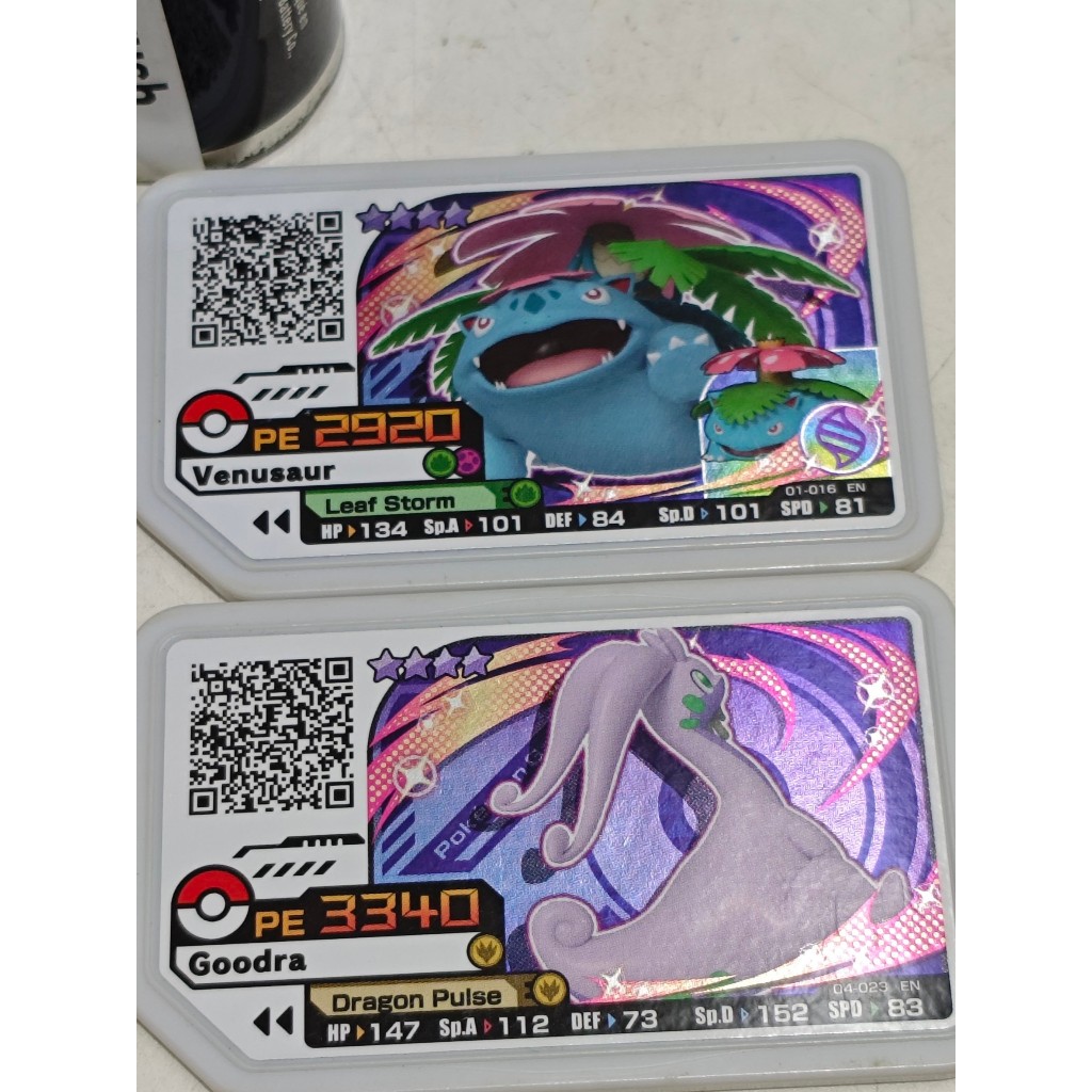 Pokemon ga ole mega evolve venusaur salamence goodra 4 star disk gaole mezastar tretta tcg card game