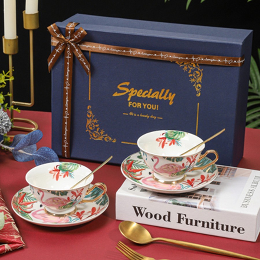 Hampers tea set cangkir lebaran natal imlek tahun baru idul fotri ramadhan eid mubarak teacup cup te