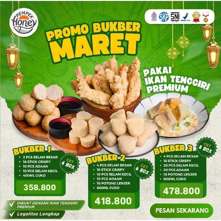

BUKBER MARET 3PREMIUM 8 BOX PEMPEK HONEY
