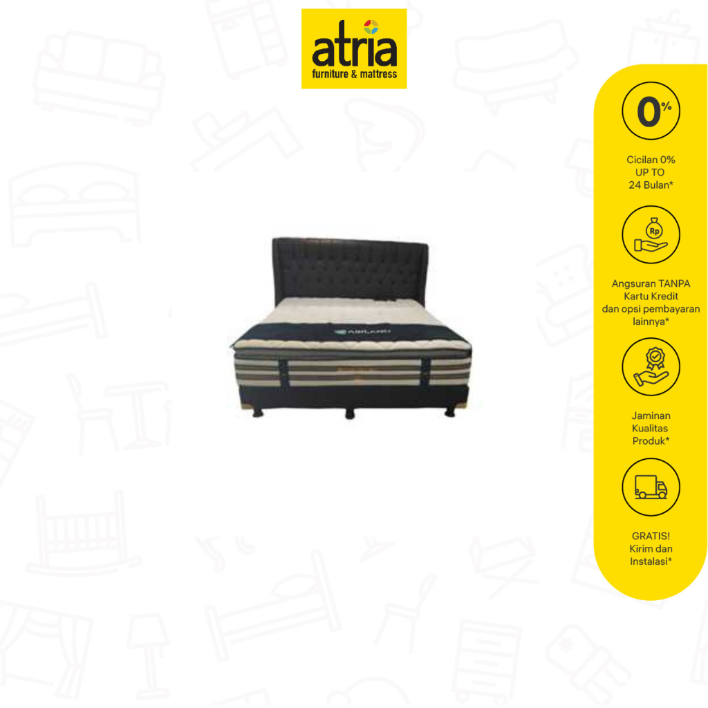 Atria Paket Tempat Tidur Dan Mattress Airland Montreal Set 200x200 13018843