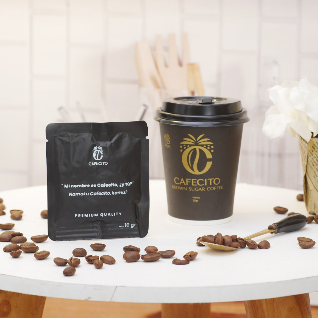 

3 Cafecito Brown Sugar Coffee Kopi Gula Aren (Tinggal Seduh)