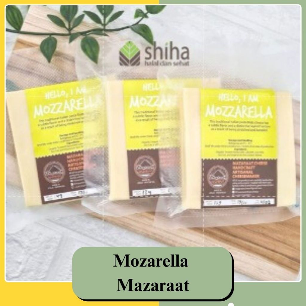 shiha - Mazaraat Mozarella Cheese Artisan Cheesemaker Grass Feed |