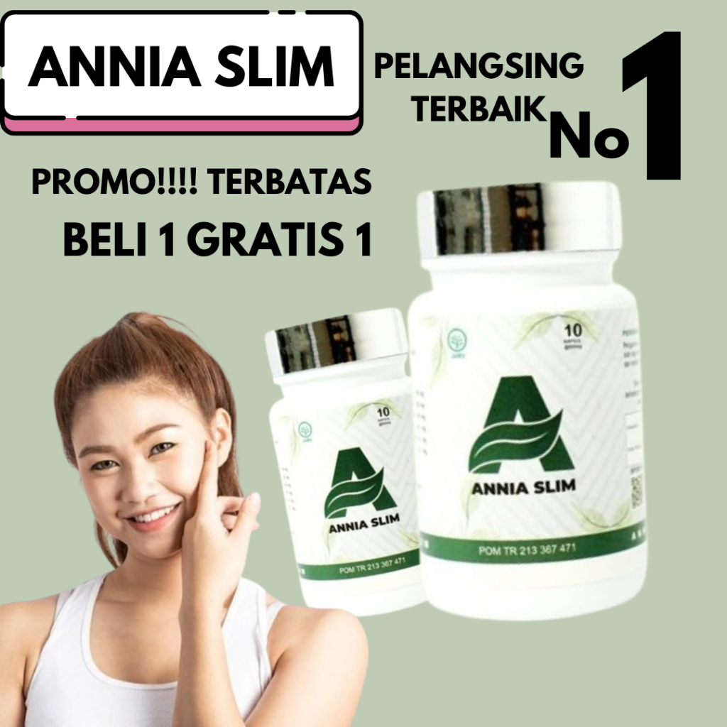 PROMO TERBATAS BELI 1 GRATIS 1 (2 PAKET Ania Slim ) Pelangsing Terbaik No 10