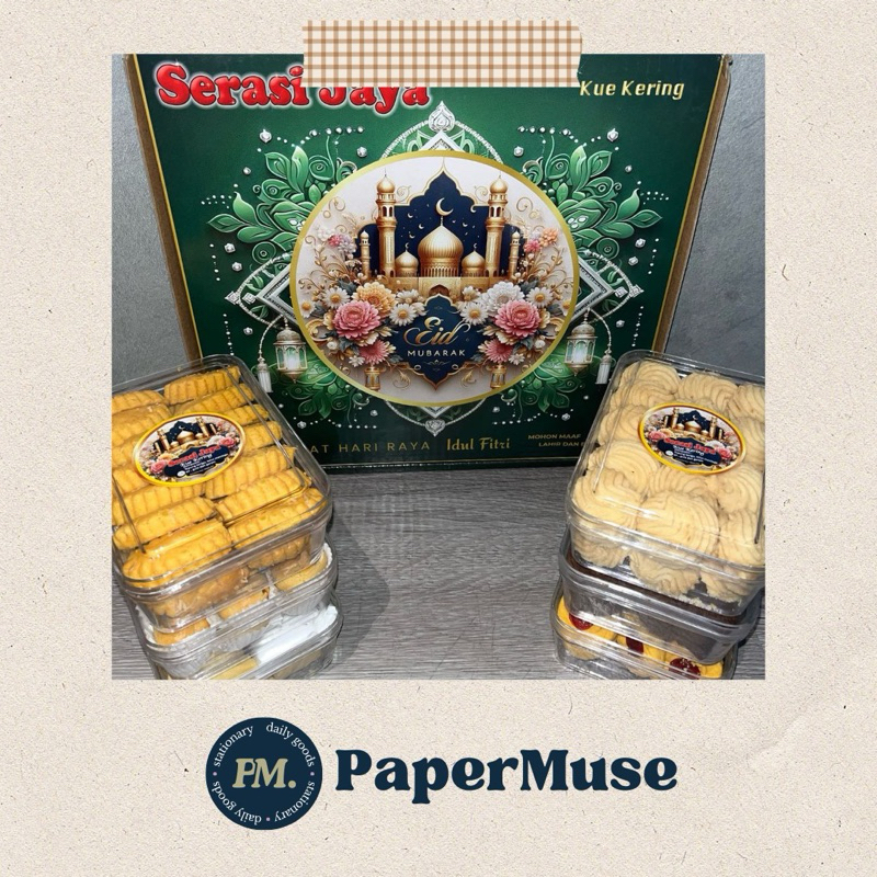 

Kue kering 6 box merek Serasi Jaya