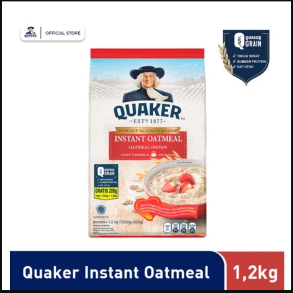 

Quaker Instant Oatmeal 1200 Gr