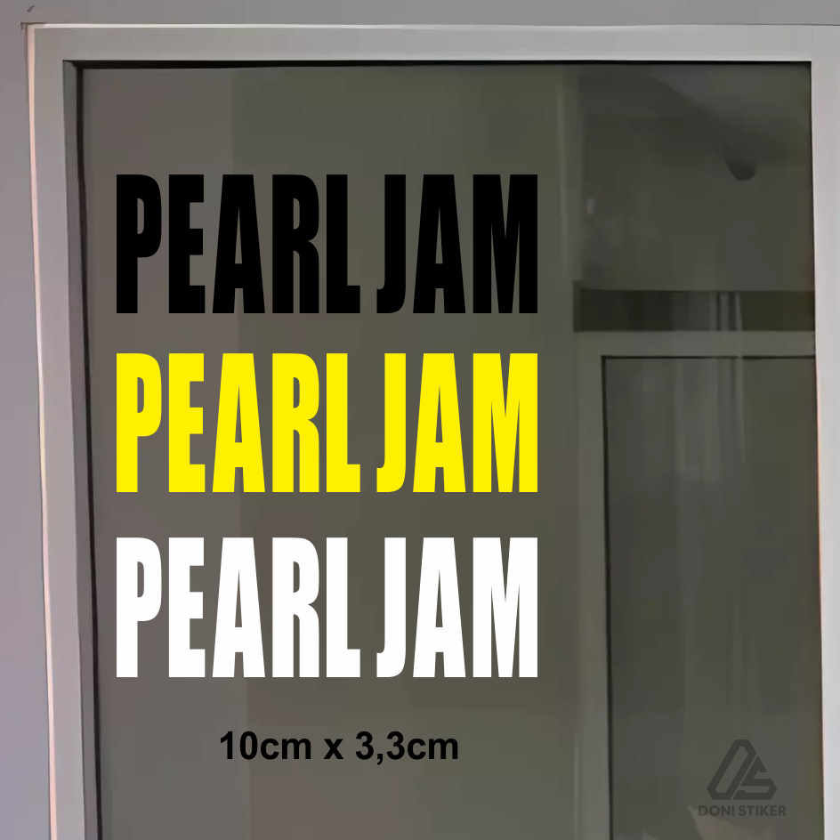 

stiker band pearl jam sticker cutting