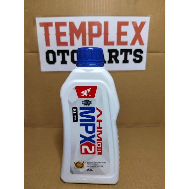 AHM Oil MPX 2 800ml Original 100% Cek Barcode Oli AHM