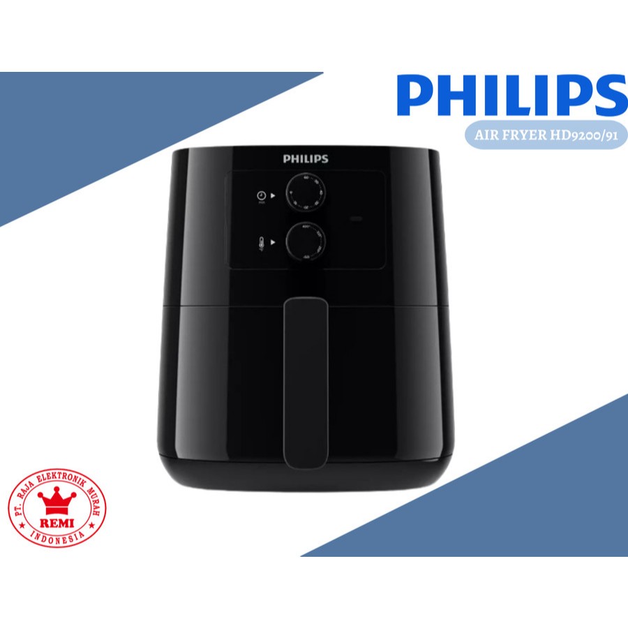 PHILIPS Air Fryer HD9200/91 Low Watt 4.1L Alat Penggoreng Tanpa Minyak