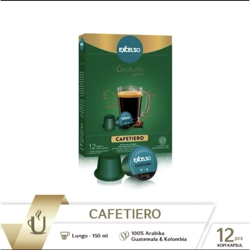 

excelso capsule cafetiero 12 pods