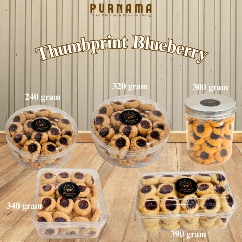 

THUMBPRINT BLUEBERRY KUE KERING SPECIAL LEBARAN | HOMEMADE | KUE LEBARAN
