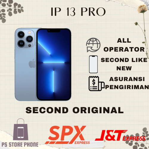IPhone 13 PRO  256GB/128GB/512GB/1TB Second BEKAS ORIGINAL  Seken Apple | MULUS NORMAL