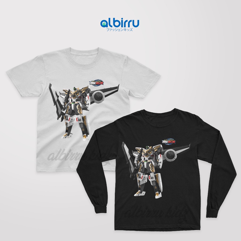 Metal Cardbot Sky Gallop Kaos Anak Laki Laki Perempuan Lengan Pendek Panjang Bahan Katun Premium