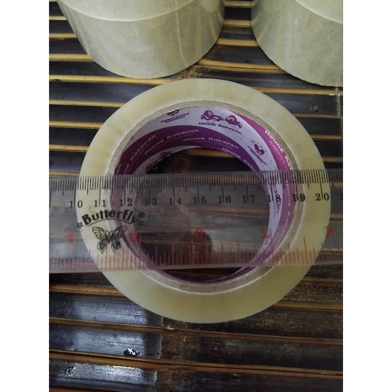 

lakban KABAYAN 1slop 6pcs 45mm#100# clear#43mic