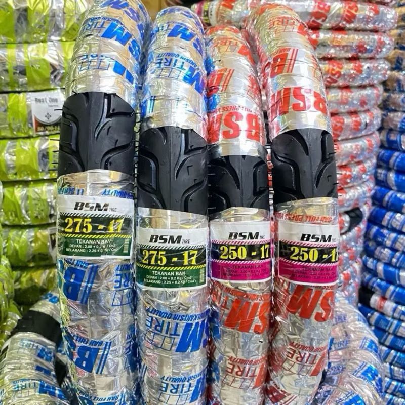 Ban motor ring 17 supra shogun fizr satria smash jupiter ukuran 225,250,275 ban luar motor ring 17 m