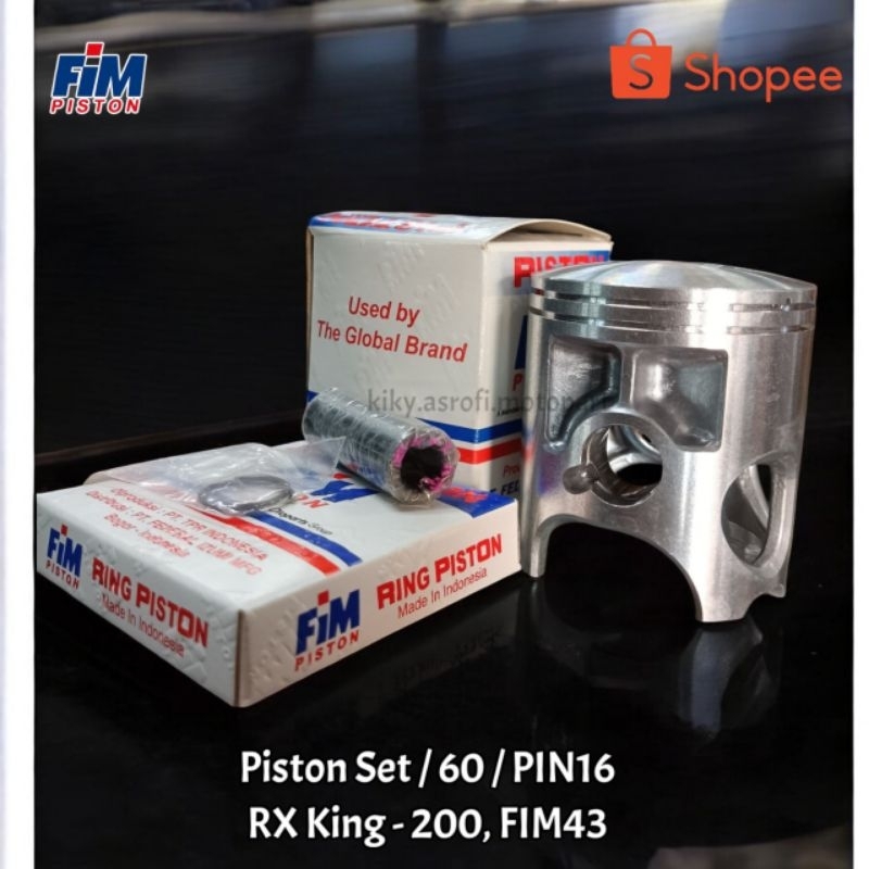 Piston Kit FIM43 RX King OS 100 - 200 Seher FIM RX King
