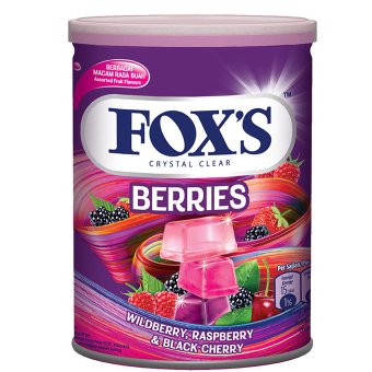 

Permen Fox Crystal Clear Berries 170gr
