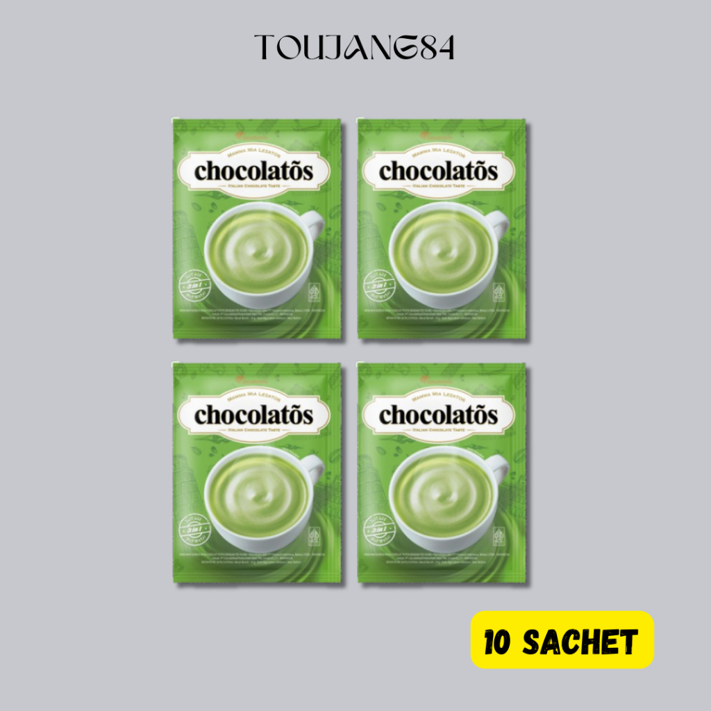 

Chocolatos Chocolate Drink Matcha Latte RCG 10Sachet @26g